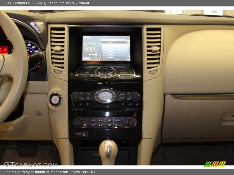 Moonlight White / Wheat 2010 Infiniti FX 35 AWD
