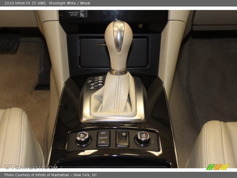 Moonlight White / Wheat 2010 Infiniti FX 35 AWD