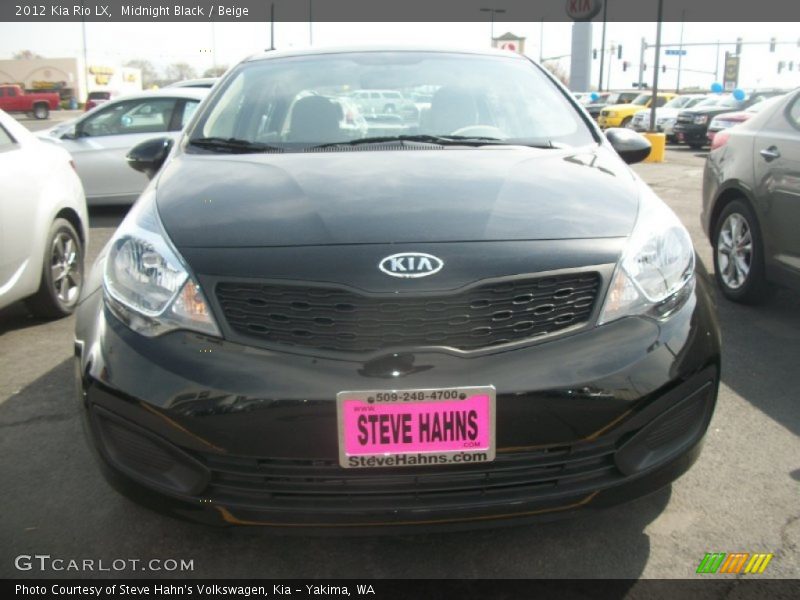 Midnight Black / Beige 2012 Kia Rio LX