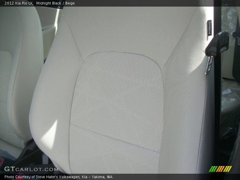 Midnight Black / Beige 2012 Kia Rio LX
