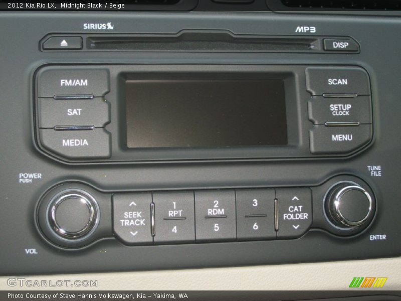 Audio System of 2012 Rio LX