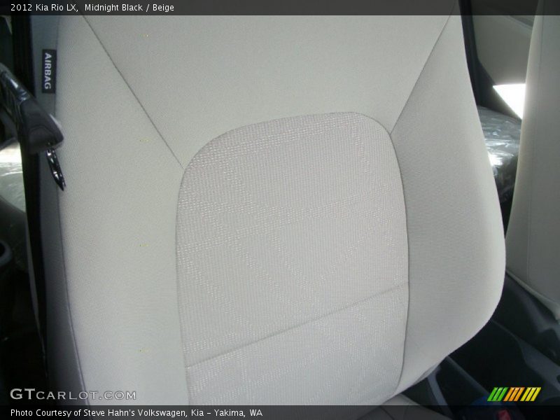 Midnight Black / Beige 2012 Kia Rio LX