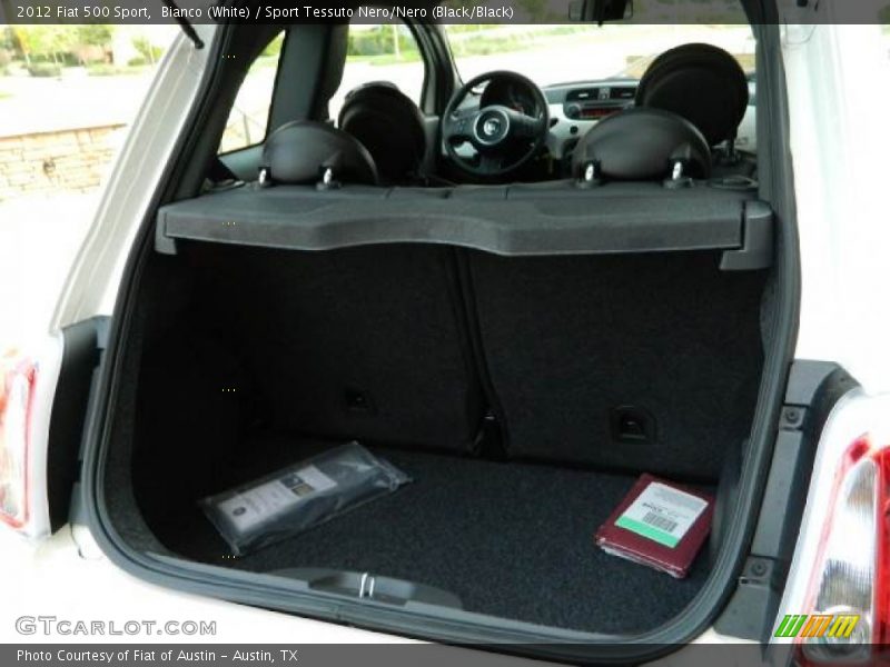 Bianco (White) / Sport Tessuto Nero/Nero (Black/Black) 2012 Fiat 500 Sport