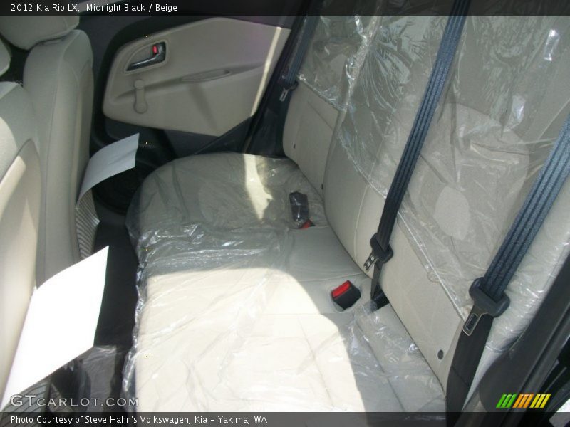 Midnight Black / Beige 2012 Kia Rio LX