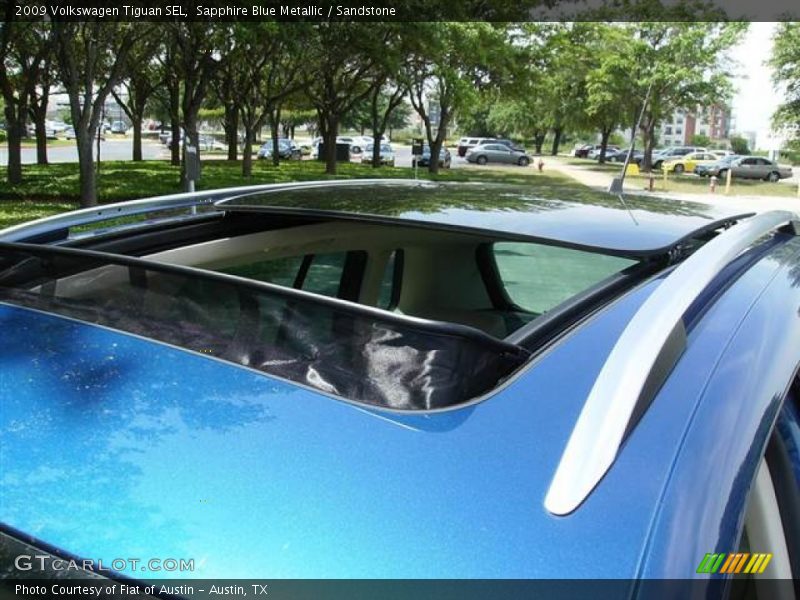 Sapphire Blue Metallic / Sandstone 2009 Volkswagen Tiguan SEL