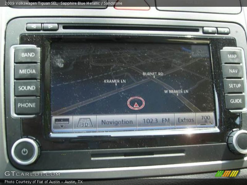 Sapphire Blue Metallic / Sandstone 2009 Volkswagen Tiguan SEL