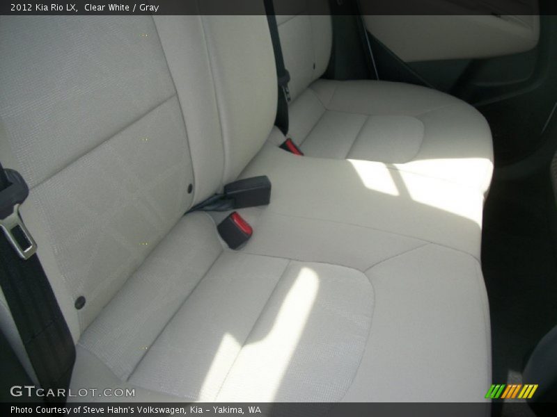 Clear White / Gray 2012 Kia Rio LX
