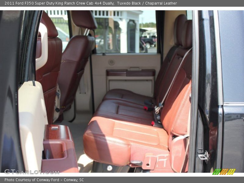 Tuxedo Black / Chaparral Leather 2011 Ford F350 Super Duty King Ranch Crew Cab 4x4 Dually