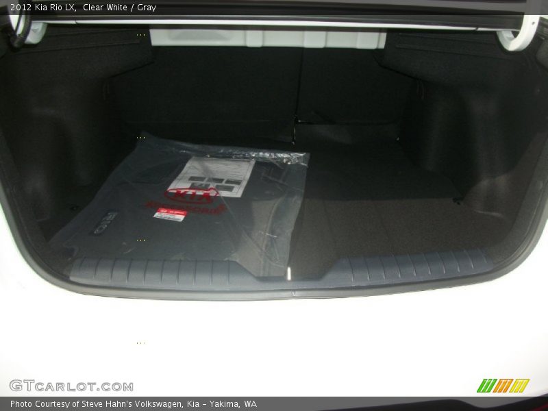 Clear White / Gray 2012 Kia Rio LX