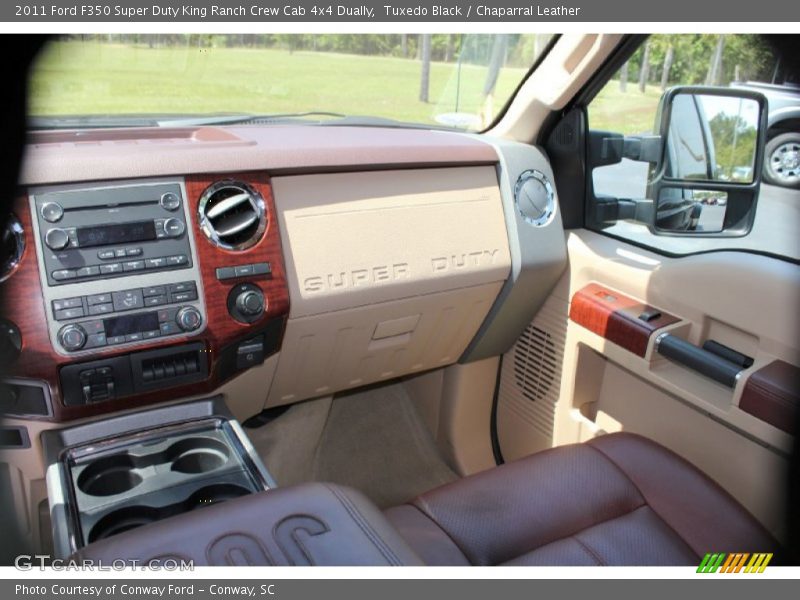 Tuxedo Black / Chaparral Leather 2011 Ford F350 Super Duty King Ranch Crew Cab 4x4 Dually