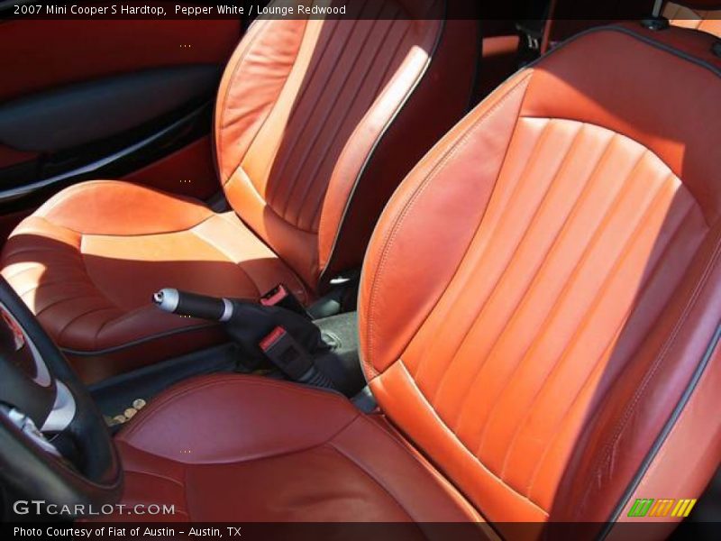 Pepper White / Lounge Redwood 2007 Mini Cooper S Hardtop