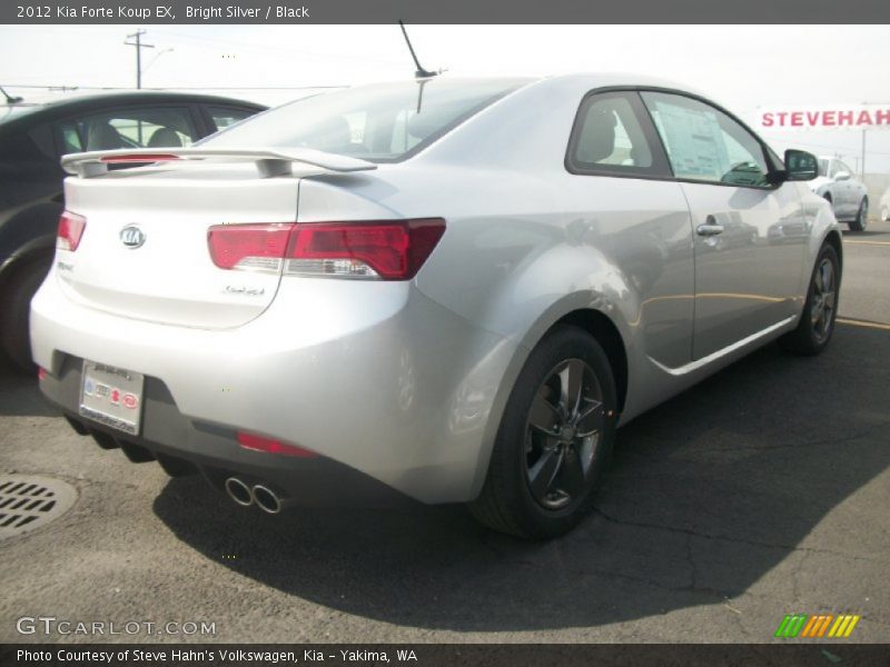 Bright Silver / Black 2012 Kia Forte Koup EX