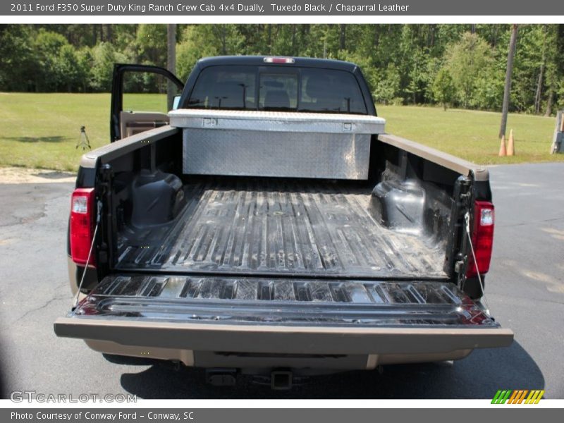 Tuxedo Black / Chaparral Leather 2011 Ford F350 Super Duty King Ranch Crew Cab 4x4 Dually