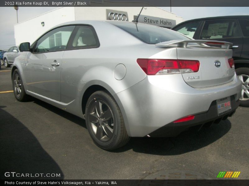 Bright Silver / Black 2012 Kia Forte Koup EX