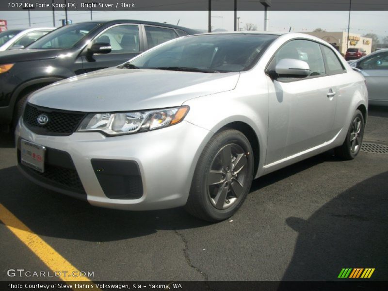 Bright Silver / Black 2012 Kia Forte Koup EX