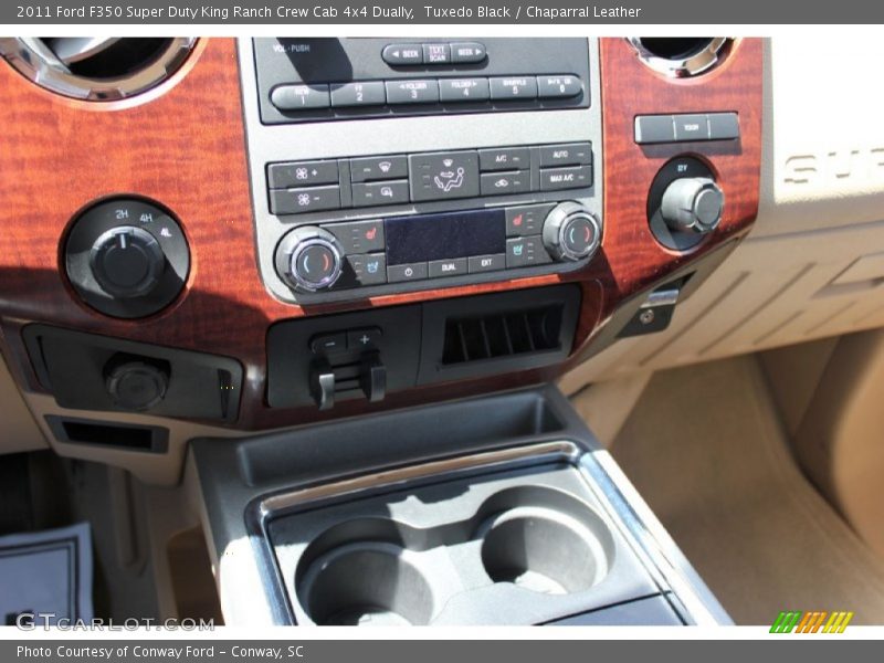 Tuxedo Black / Chaparral Leather 2011 Ford F350 Super Duty King Ranch Crew Cab 4x4 Dually