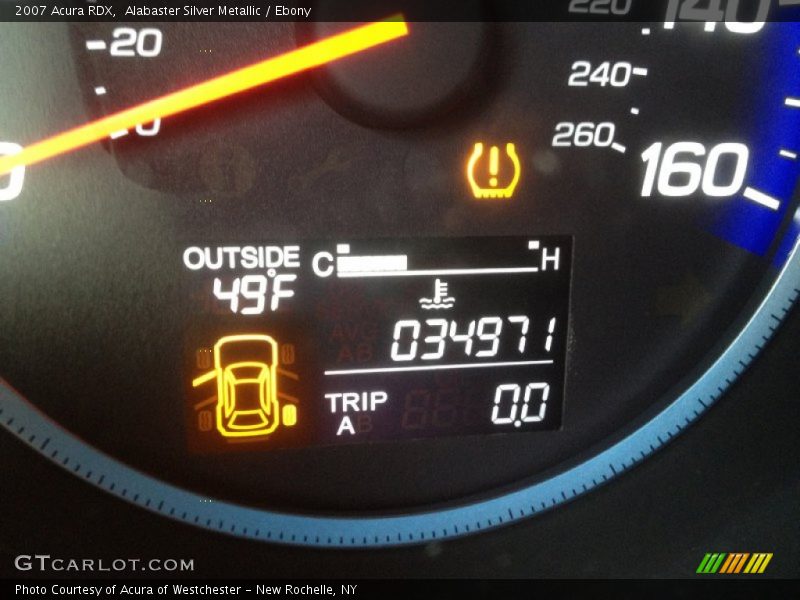 Alabaster Silver Metallic / Ebony 2007 Acura RDX