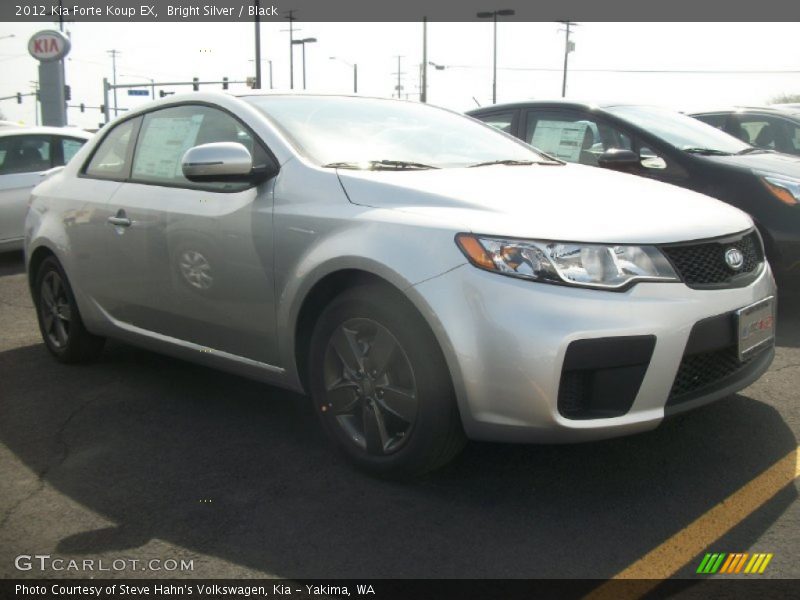 Bright Silver / Black 2012 Kia Forte Koup EX