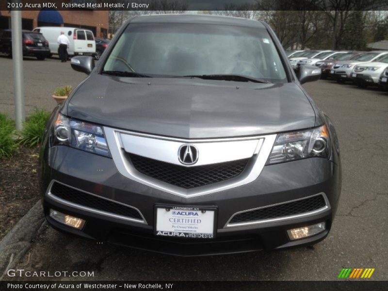 Polished Metal Metallic / Ebony 2010 Acura MDX