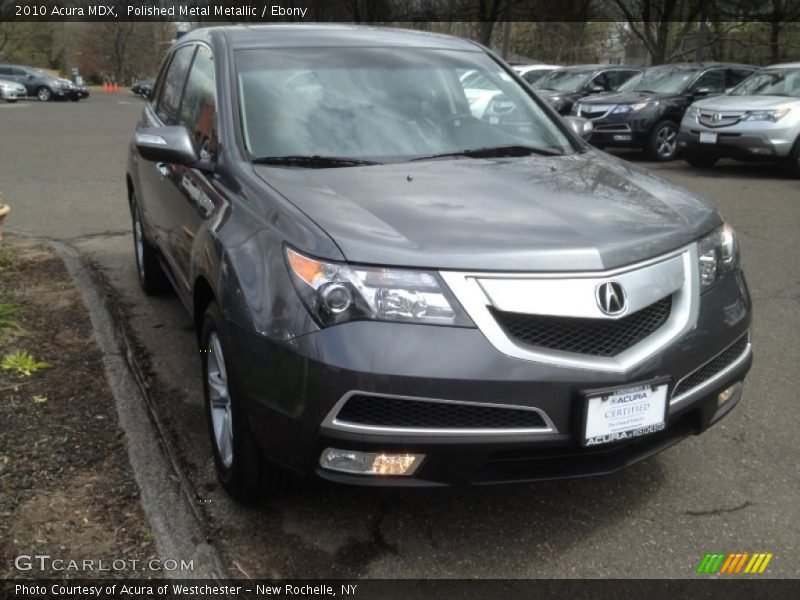 Polished Metal Metallic / Ebony 2010 Acura MDX