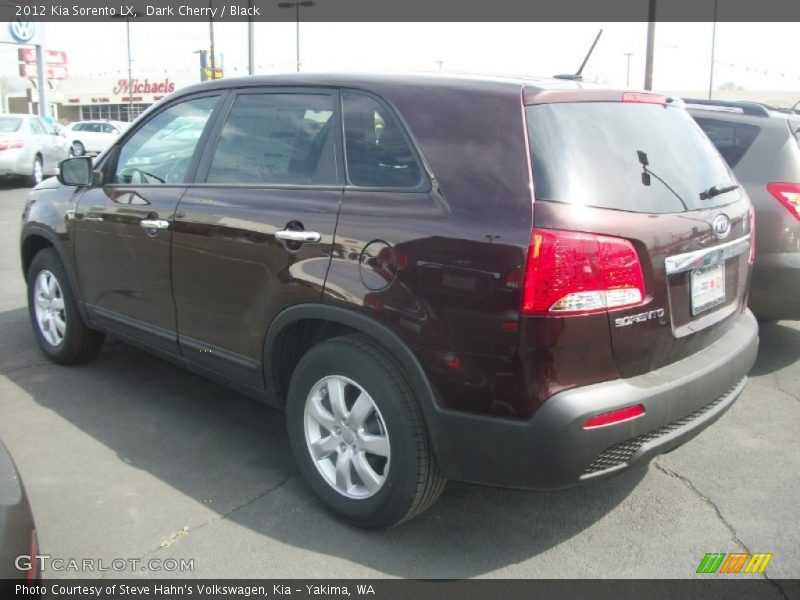 Dark Cherry / Black 2012 Kia Sorento LX