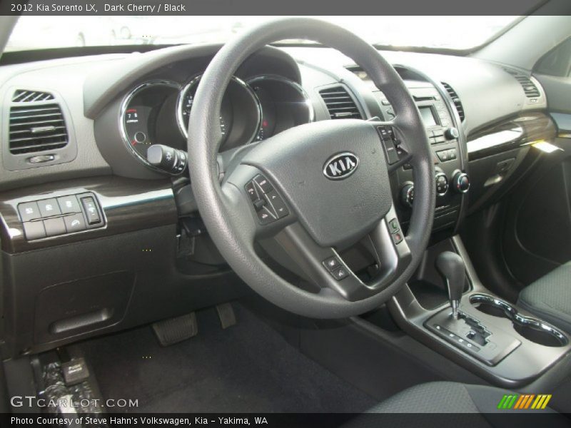 Dark Cherry / Black 2012 Kia Sorento LX