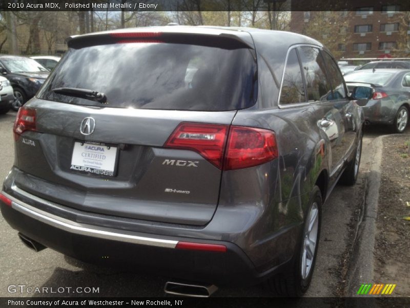 Polished Metal Metallic / Ebony 2010 Acura MDX