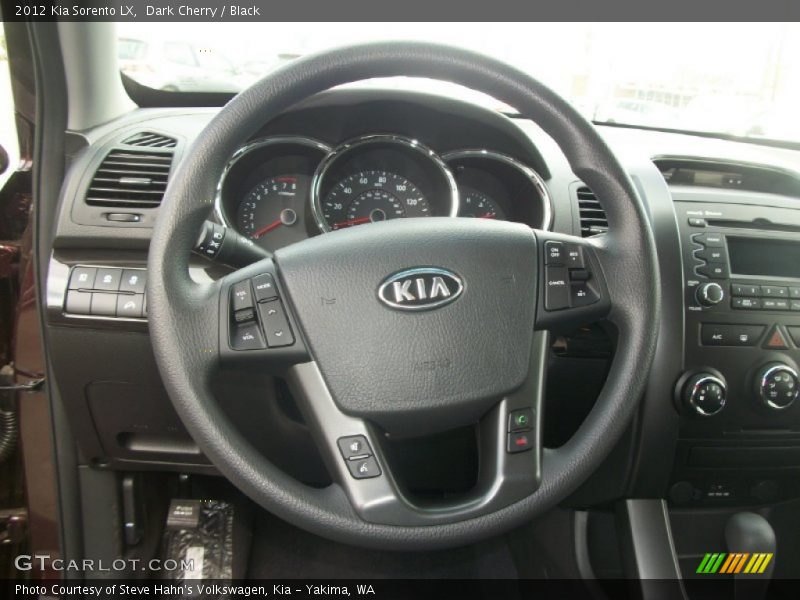 Dark Cherry / Black 2012 Kia Sorento LX