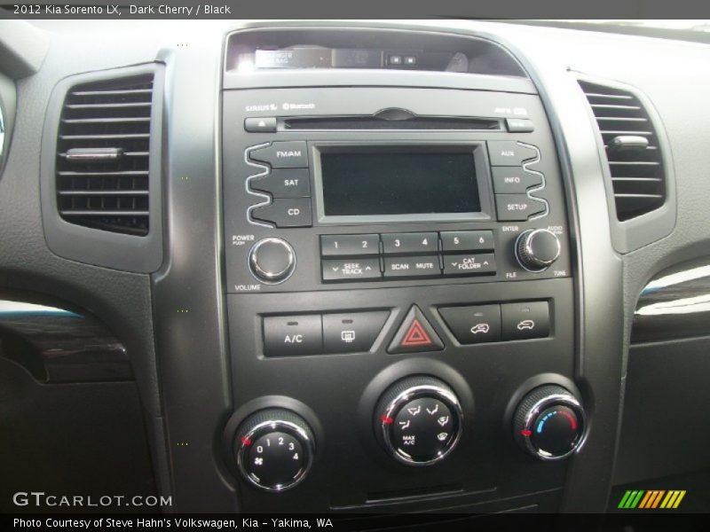 Dark Cherry / Black 2012 Kia Sorento LX