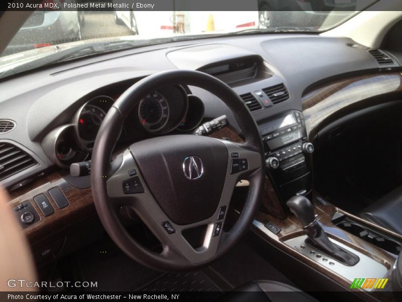 Polished Metal Metallic / Ebony 2010 Acura MDX