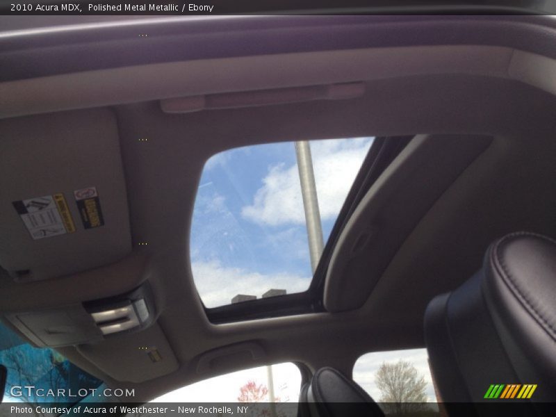 Polished Metal Metallic / Ebony 2010 Acura MDX
