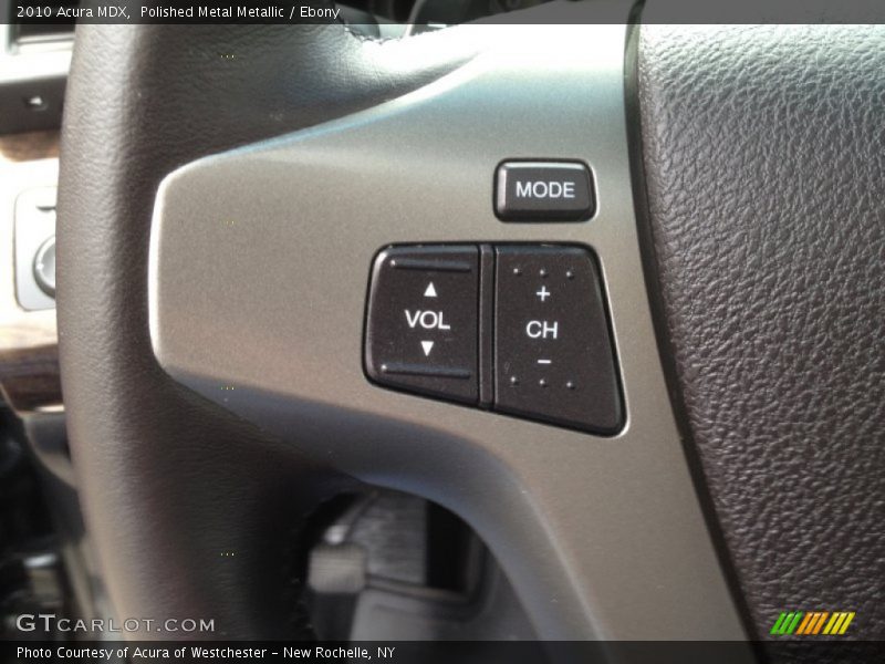 Polished Metal Metallic / Ebony 2010 Acura MDX