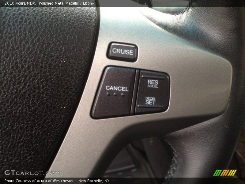 Polished Metal Metallic / Ebony 2010 Acura MDX