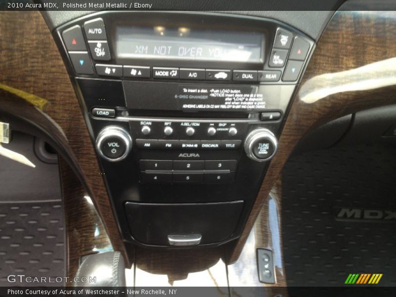 Polished Metal Metallic / Ebony 2010 Acura MDX