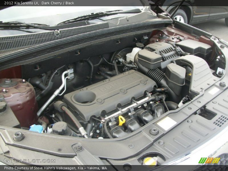 Dark Cherry / Black 2012 Kia Sorento LX