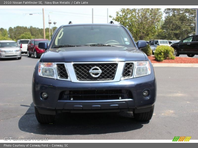Navy Blue Metallic / Cafe Latte 2010 Nissan Pathfinder SE