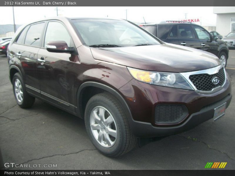 Dark Cherry / Black 2012 Kia Sorento LX