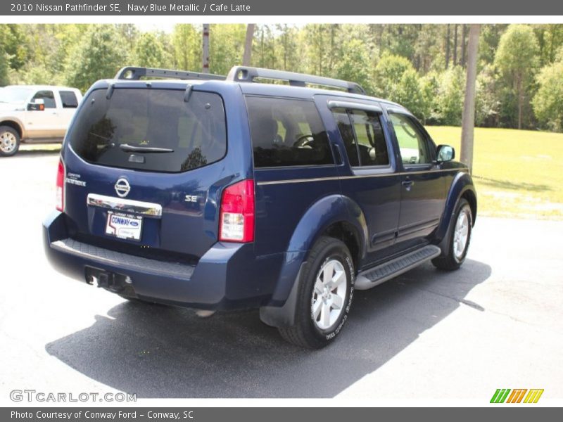 Navy Blue Metallic / Cafe Latte 2010 Nissan Pathfinder SE