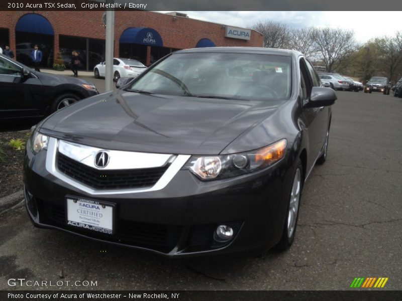 Grigio Metallic / Ebony 2010 Acura TSX Sedan