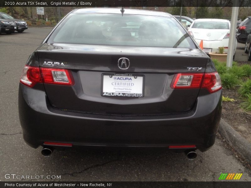 Grigio Metallic / Ebony 2010 Acura TSX Sedan