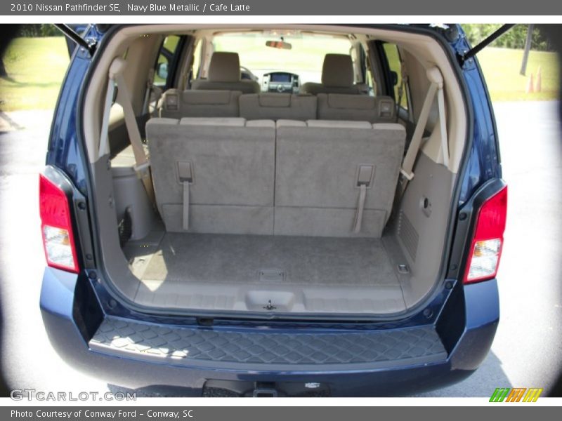 Navy Blue Metallic / Cafe Latte 2010 Nissan Pathfinder SE