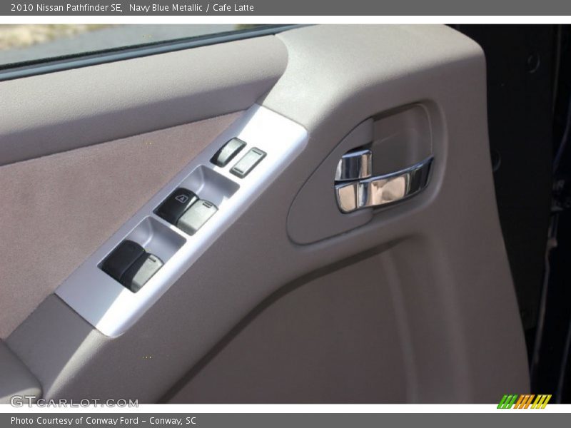 Navy Blue Metallic / Cafe Latte 2010 Nissan Pathfinder SE