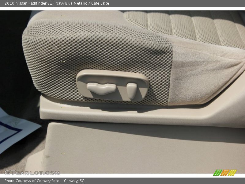 Navy Blue Metallic / Cafe Latte 2010 Nissan Pathfinder SE