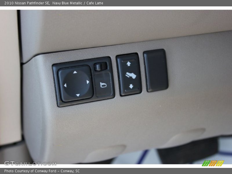 Navy Blue Metallic / Cafe Latte 2010 Nissan Pathfinder SE