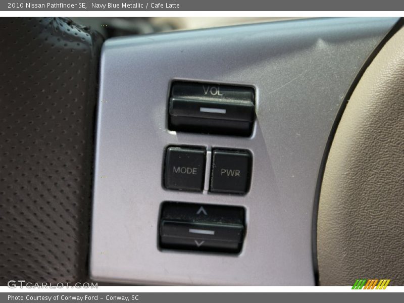 Navy Blue Metallic / Cafe Latte 2010 Nissan Pathfinder SE