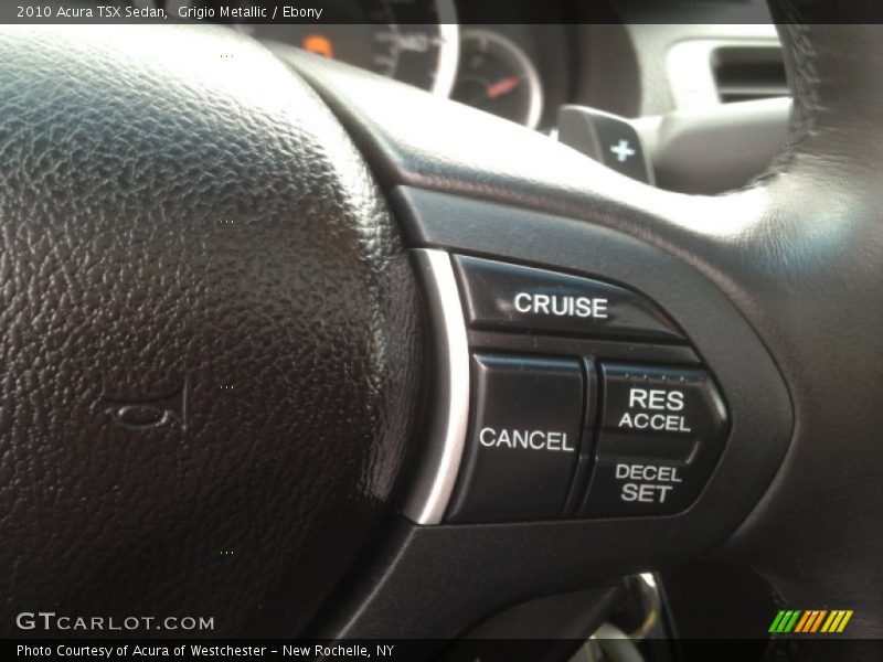 Grigio Metallic / Ebony 2010 Acura TSX Sedan