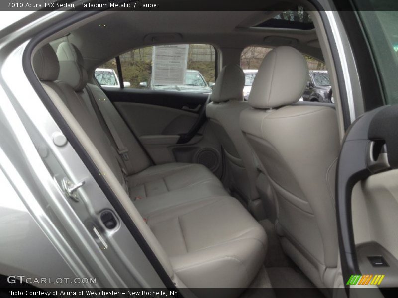 Palladium Metallic / Taupe 2010 Acura TSX Sedan