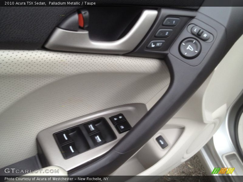 Palladium Metallic / Taupe 2010 Acura TSX Sedan