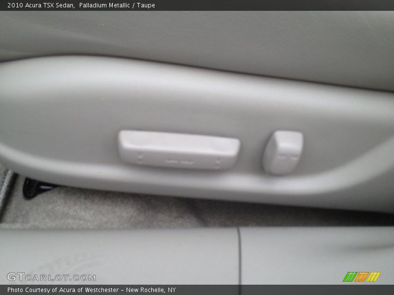 Palladium Metallic / Taupe 2010 Acura TSX Sedan