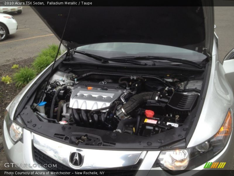 Palladium Metallic / Taupe 2010 Acura TSX Sedan